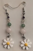  Kolczyki Spring Daisy – handmade