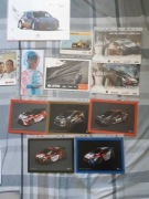 Karty z oryginalnymi autografami Roberta Kubicy (3 różne) i inne karty