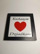 Kochanym Dziadkom/Dziadkowi/Babci 3 WERSJE! (PLA) - DRUK3D