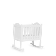 Drewniana kołyska Nizio biała