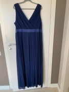 TFNC śliczna granatowa sukienka (46/48)