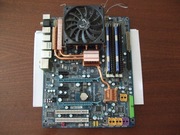 Płyta główna GIGABYTE GA-X48-DQ6 z procesorem i pamięcią DDR-2