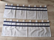 Zazdroski kropeczki kobalt 100%bawełna zestaw 2 szt