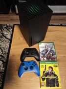 Xbox series x plus dwa pady