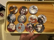 Przypinki zestaw deltarune freddy smoki Szczerbatek psi patrol nier