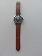 Zegarek męski IZOD skórzany pasek niebieska tarcza