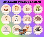 Przedszkole znaczki do szatni, łazienki plik PDF