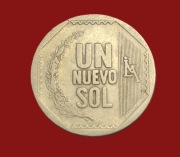 Moneta 1 nowy sol 2009, Peru