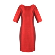 Sukienka j 100% jedwab, kolor czerwony-rozmiary 38,42,44 i czarny 42, 44