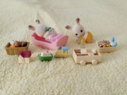 Sylvanian Families zestaw bliźniaki plus zabawki