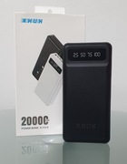 Powerbank 20000mAh 6w1 iPhone microUSB USB C czarny