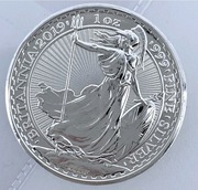 2019 Britannia privy. Lunar rok świni. 1 uncja, srebro 999