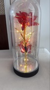 Róża Led 21 cm z opakowaniem z bateriami