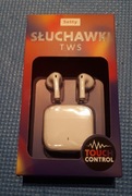 Setty Słuchawki TWS Bluetooth 5.3 10m 4h Białe