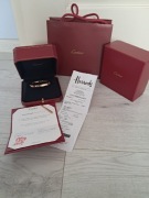 Cartier Love bransoletka damska roz 17