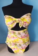Strój kąpielowy jednoczęściowy 2w1 monokini tie-dye BODYFLIRT 44 XL 