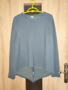 50 Niebiesko szara bluza z dłuższym tyłem rozmiar S