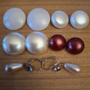 Klipsy do uszu i kolczyki po babci