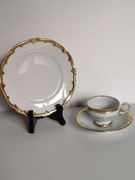 6x zestaw śniadaniowy Weimar złocony 