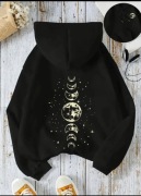 Bluza z kapturem czarna 