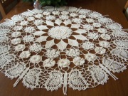 Serweta , kordonek,koronka irlandzka jak koniakowska