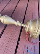 Trzonek uchwyt do lampy metalowy z oprawką 