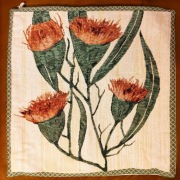 POSZEWKA na poduszkę dekoracyjna AUSTRALIJSKI eukaliptus corymbia 45x45