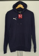 Bluza męska z kapturem Puma Teamgoal 23 Causals Hoody,granatowa, roz. M