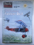 Mały Modelarz NIEMIECKI SAMOLOT MYSLIWSKI Fokker Dr. 1