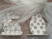 Jajko i zając - ozdoby decoupage na Wielkanoc