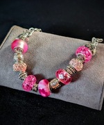 BRANSOLETKA MODUŁOWA CHARMS A'LA PANDORA 