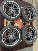 Koła aluminiowe 20 cali Ferrada CM1 Matt Graphite z oponami jak Nowe 5x112