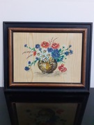 Śliczny obraz polnych kwiatów 