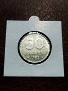 Moneta Brazylia 50 cruzeiros 1982