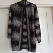 30%wełna 70% akryl Długi ciepły miękki sweter 