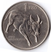FILIPINY 1 peso 1990. KM# 243.1, AU, typ duży