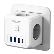 Lencent Gniazdo USB Adapter 7 w 1 z3 Gniazdami USB