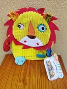 Dumel Discovery Baby Plecak Lew plecaczek sztruks 