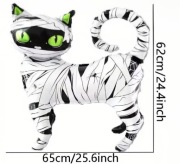 Balon kot halloween mumia duży