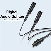 Kabel optyczny audio rozdzielacz splitter TOSLINK S/PDIF DD5.1 krótki 32 cm
