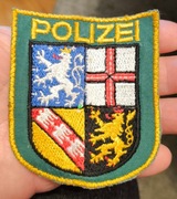 Naszywka Policja kraju związkowego Saara- Niemcy