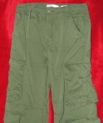 Szerok spodnie baggy cargo bojówki skate bershka pas 37cm 170cm euro 40