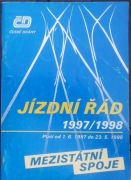 Rozkład jazdy kolei czeskich ČD 1997/98 za granicę