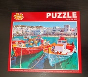 Puzzle holenderskie FSC 1000 Łódki, stan idealny