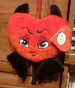 Nowa maskotka na walentynki serce diablica pluszak