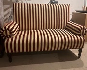 Komplet salonowy – sofa 155 cm + 3 fotele | styl Ludwika XVI | Kraków