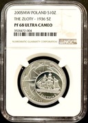 10 ZŁ 2005, DZIEJE ZŁOTEGO NGC PF68 UC #58