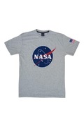 Młodzieżowy t-shirt z nadrukiem NASA, rozmiar L 