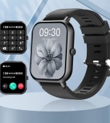 Smartwatch Sportowy Bluetooth IP68 Android iPhone Duży Ekran (czarny)