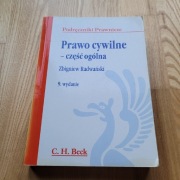 Prawo cywilne- cześć ogólna Zbigniew Radwański 